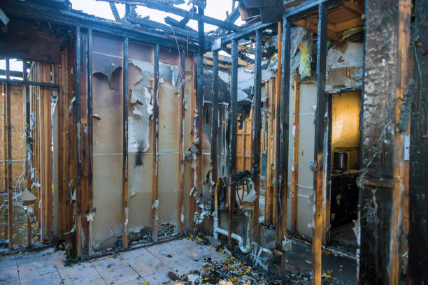 Professional Emergency Fire Cleanup technician working in Chantilly, VA